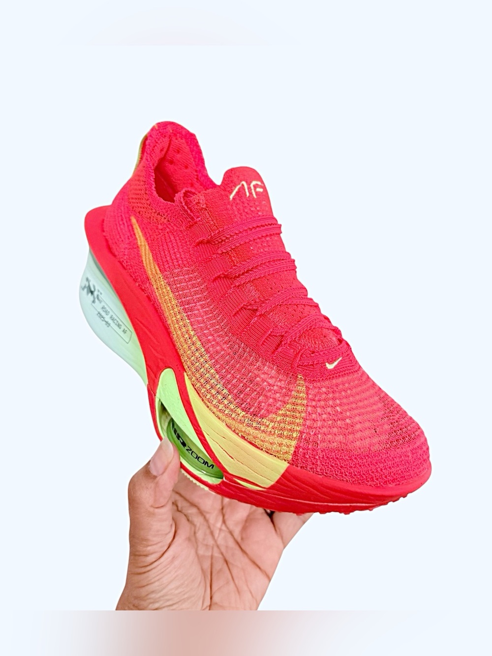 Nike Air Zoom Alphafly Next% 3 Women’s Running Shoes Bright Crimson - Picture 3 of 8